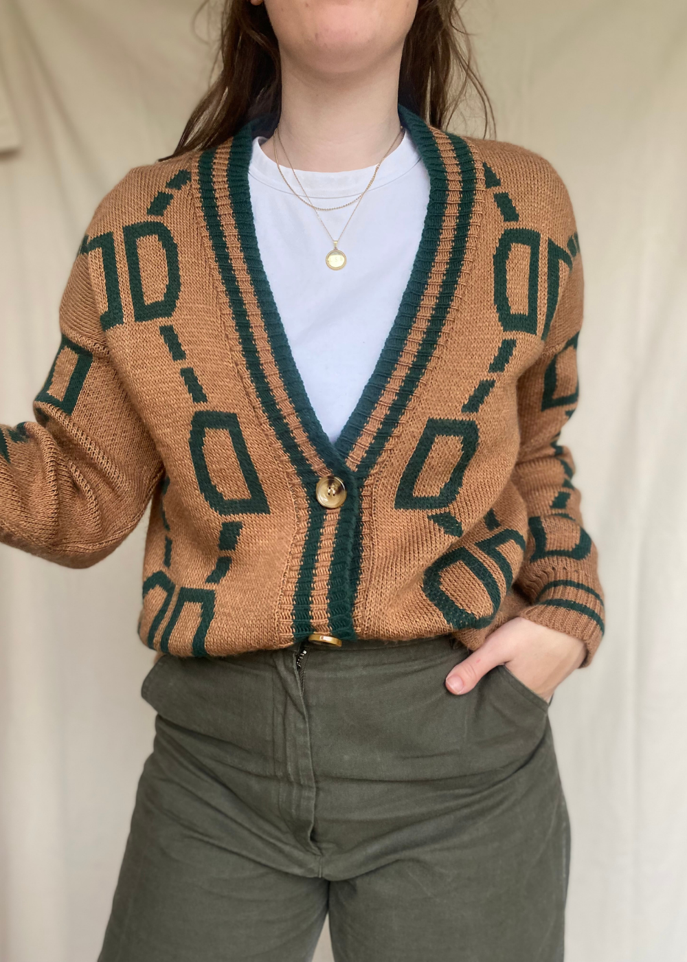 Vest met print - maat M/L