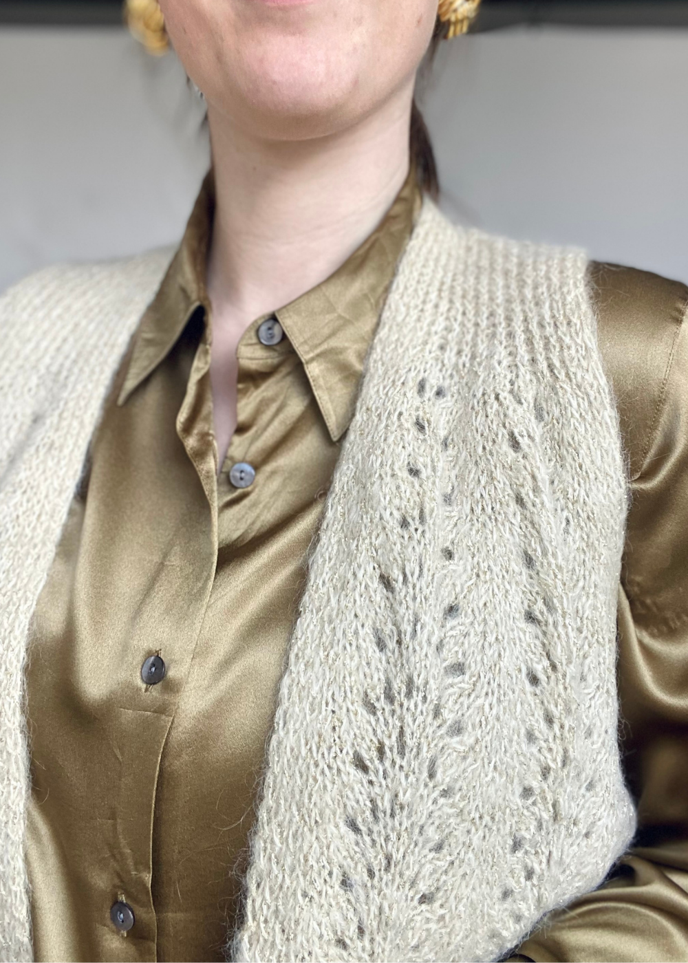 Goud gilet - s/m/l