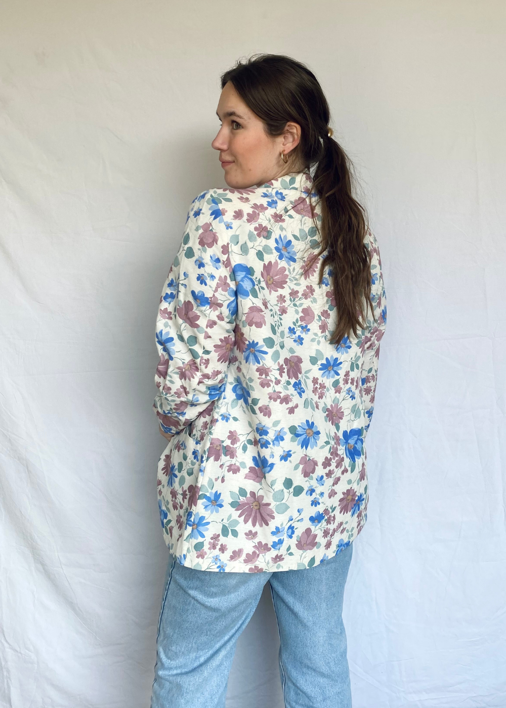 Bloemen blazer - m/l