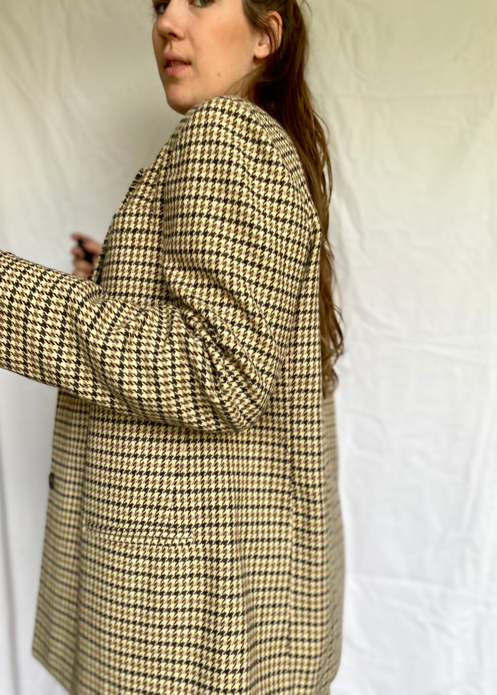 Geruiten dames blazer - maat L