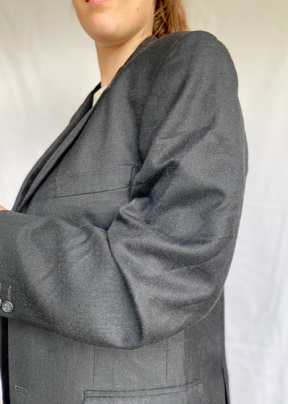 Dames zwarte blazer - maat L/XL