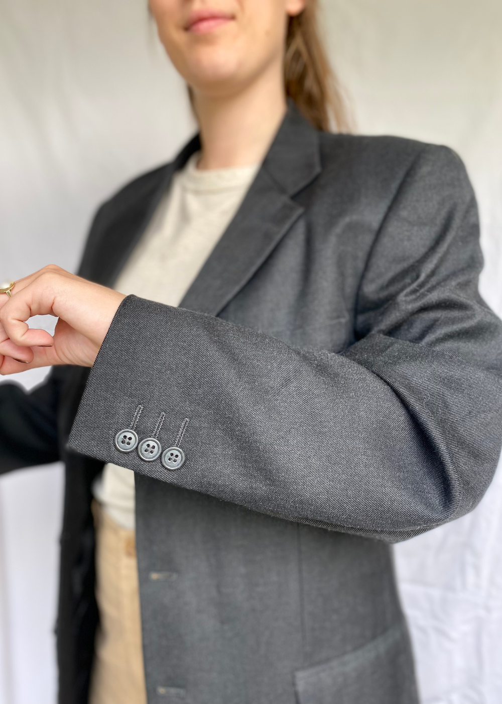 Dames zwarte blazer - maat L/XL