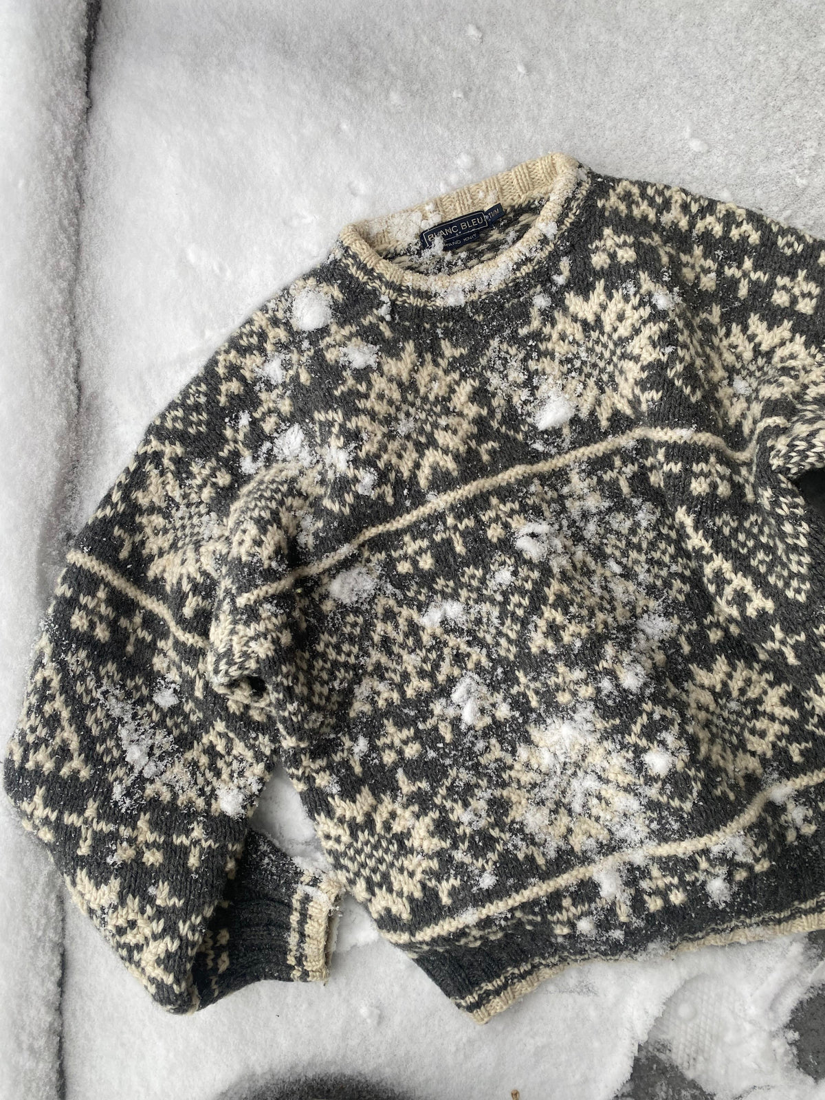 Vintage tip: wol wassen in de sneeuw (ja, echt) ❄️