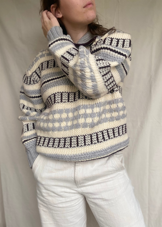 Gebreide trui - maat L/XL