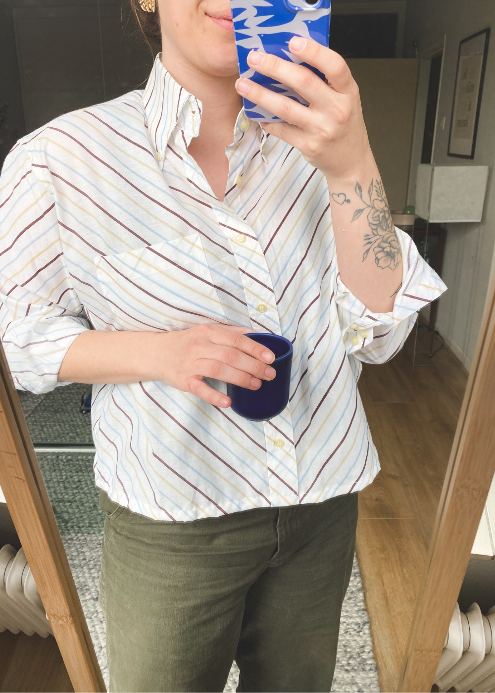 Remade blouse - maat M/L