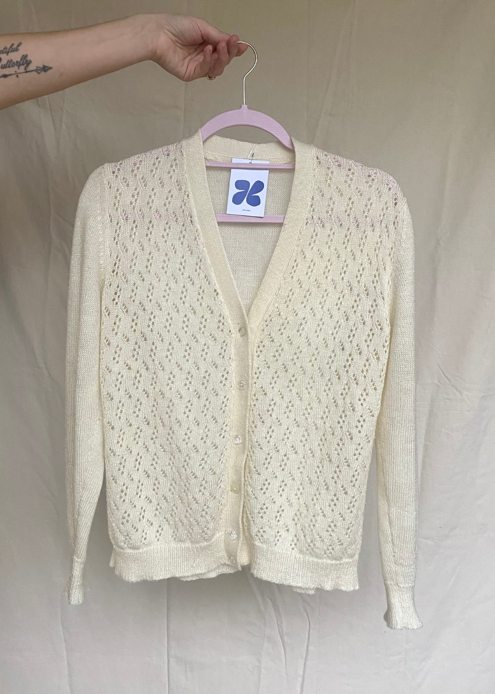 Crème-witte vestje - maat XS/S/M