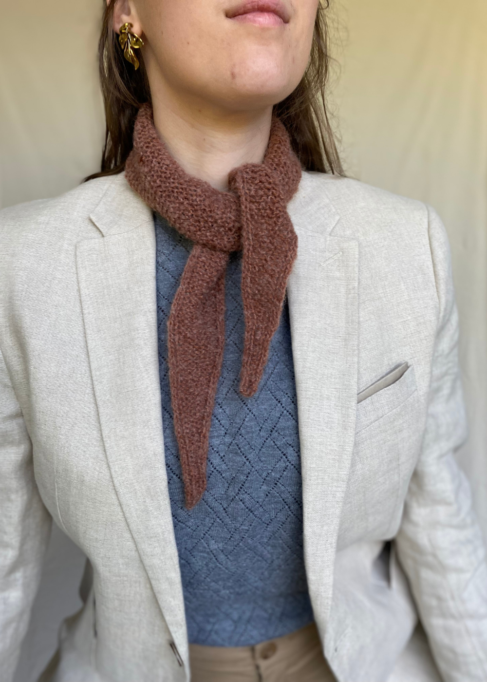 Mohair mini sjaal