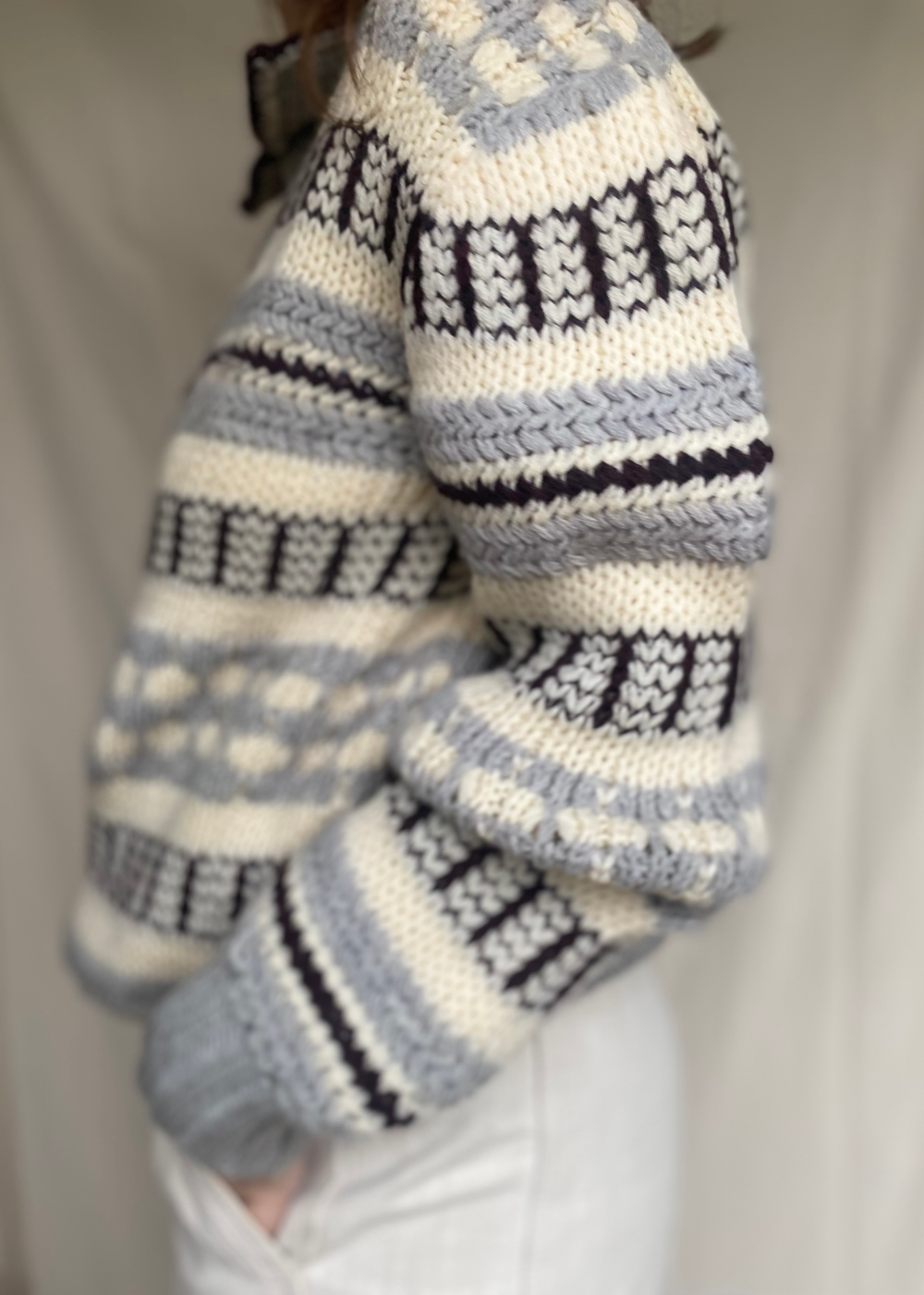 Gebreide trui - maat L/XL