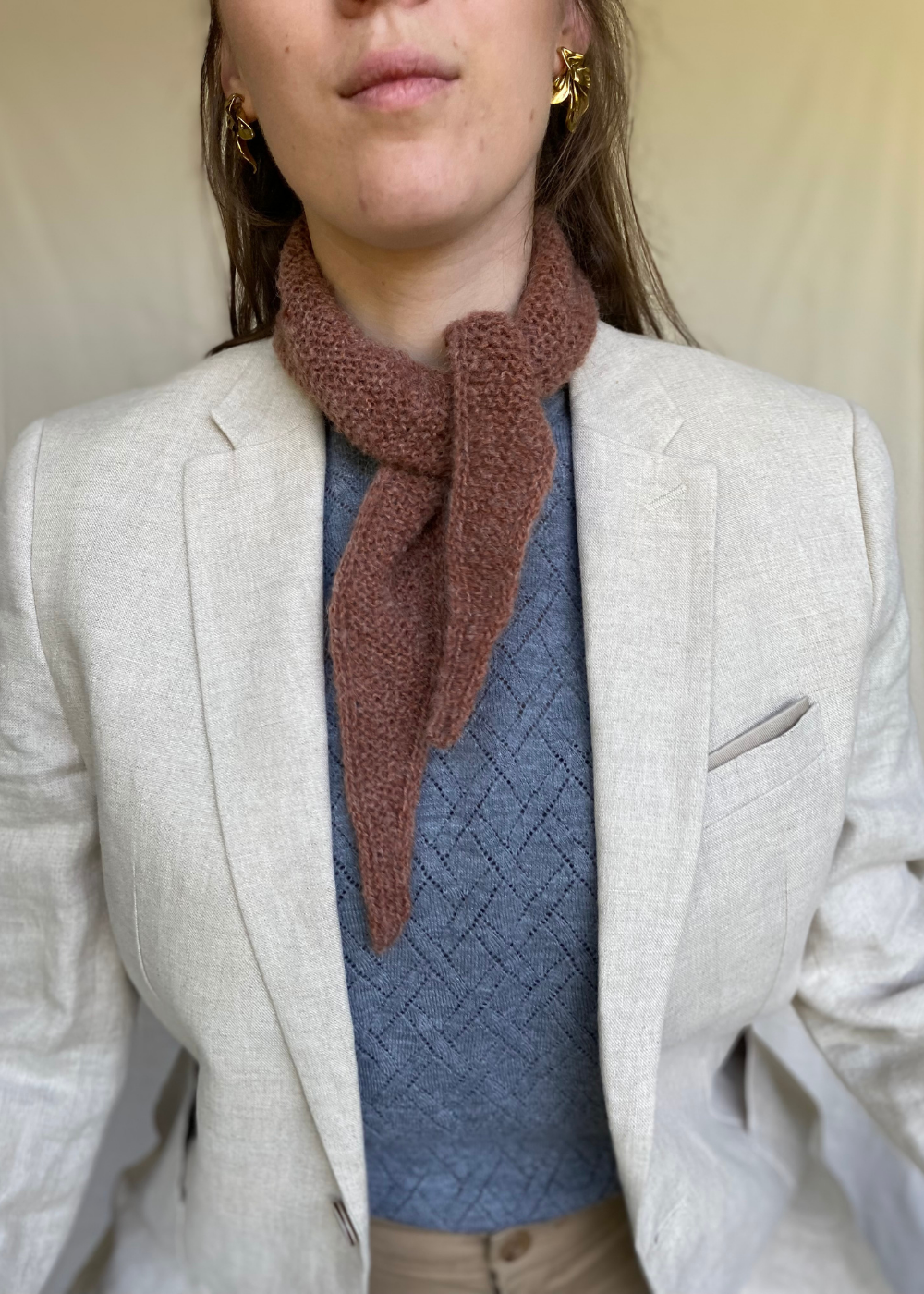 Mohair mini sjaal