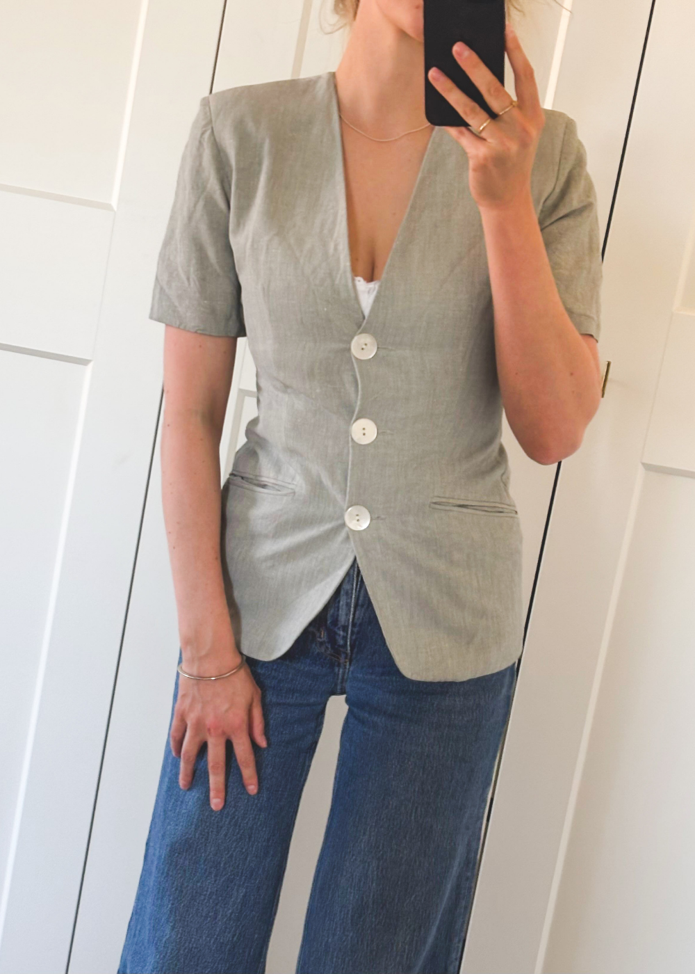 Mintgroene blazer - XXS/XS