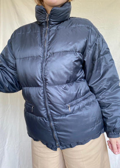 Zwarte pufferjacket - maat M/L