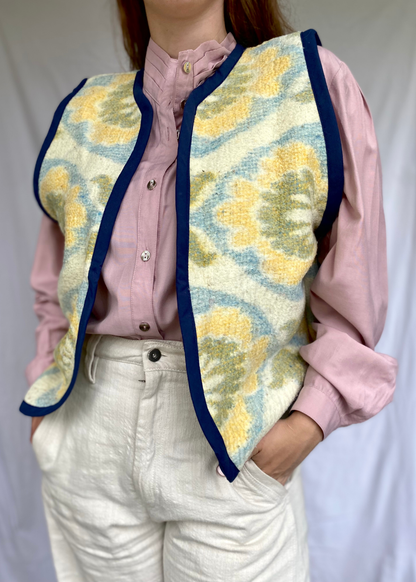 Zachtroze dames blouse - maat L/XL