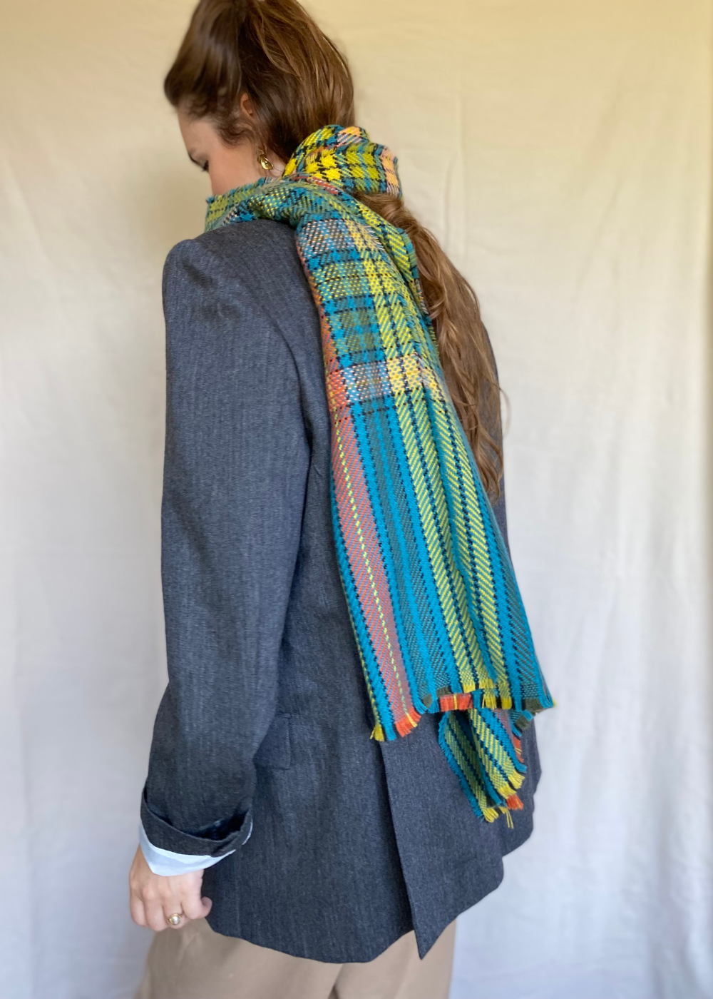 Klassieke grijze blazer - maat L/XL