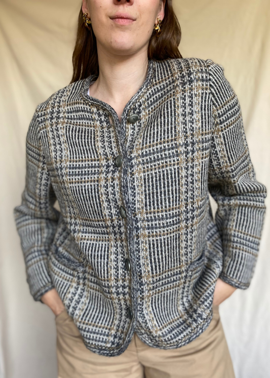 Ruitjes print vest - maat M/L
