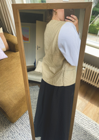 Beige gilet - maat L