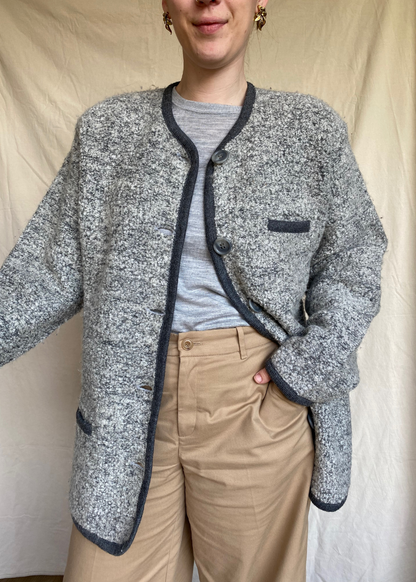 Wolblend jas/vest - maat M/L