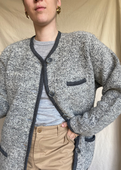 Wolblend jas/vest - maat M/L