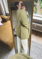 Pistache groene blazer - maat L/XL