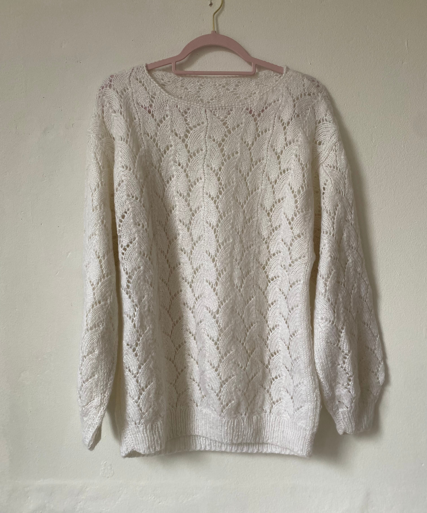 Witte trui | Roos