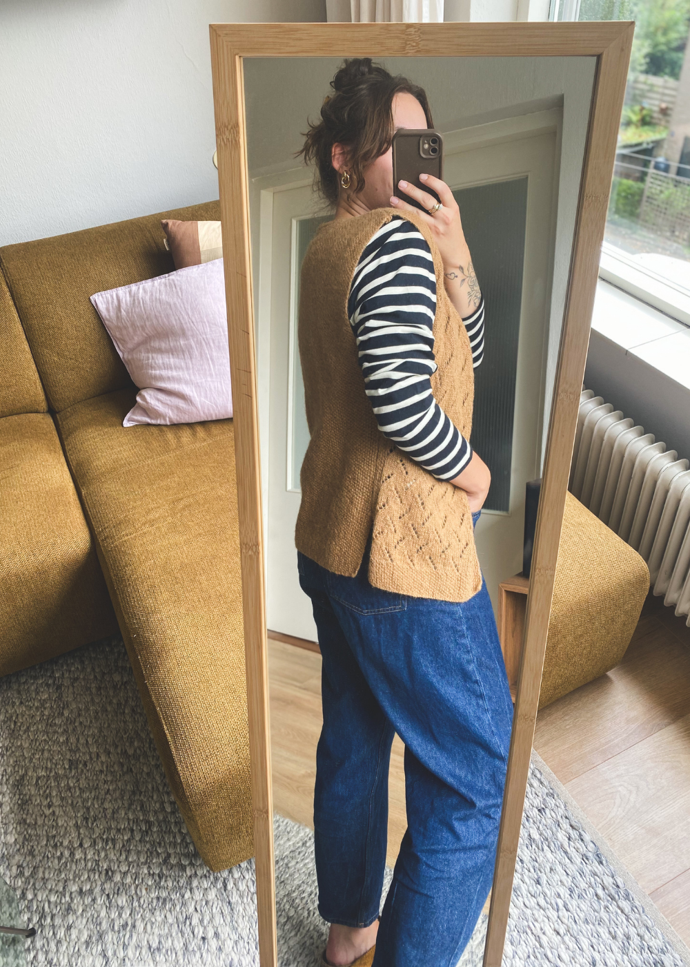 Donkerbruine blazer - maat M/L