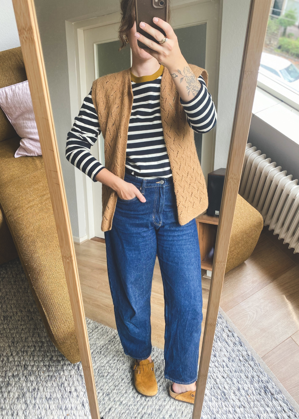 Donkerbruine blazer - maat M/L
