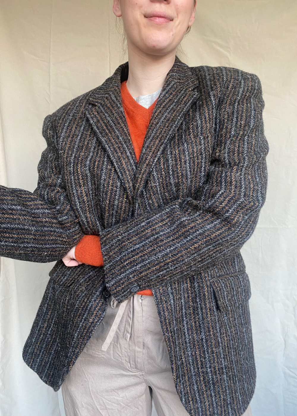 Terracotta lana wollen trui - maat L/XL