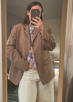 Beige blazer - maat M/L