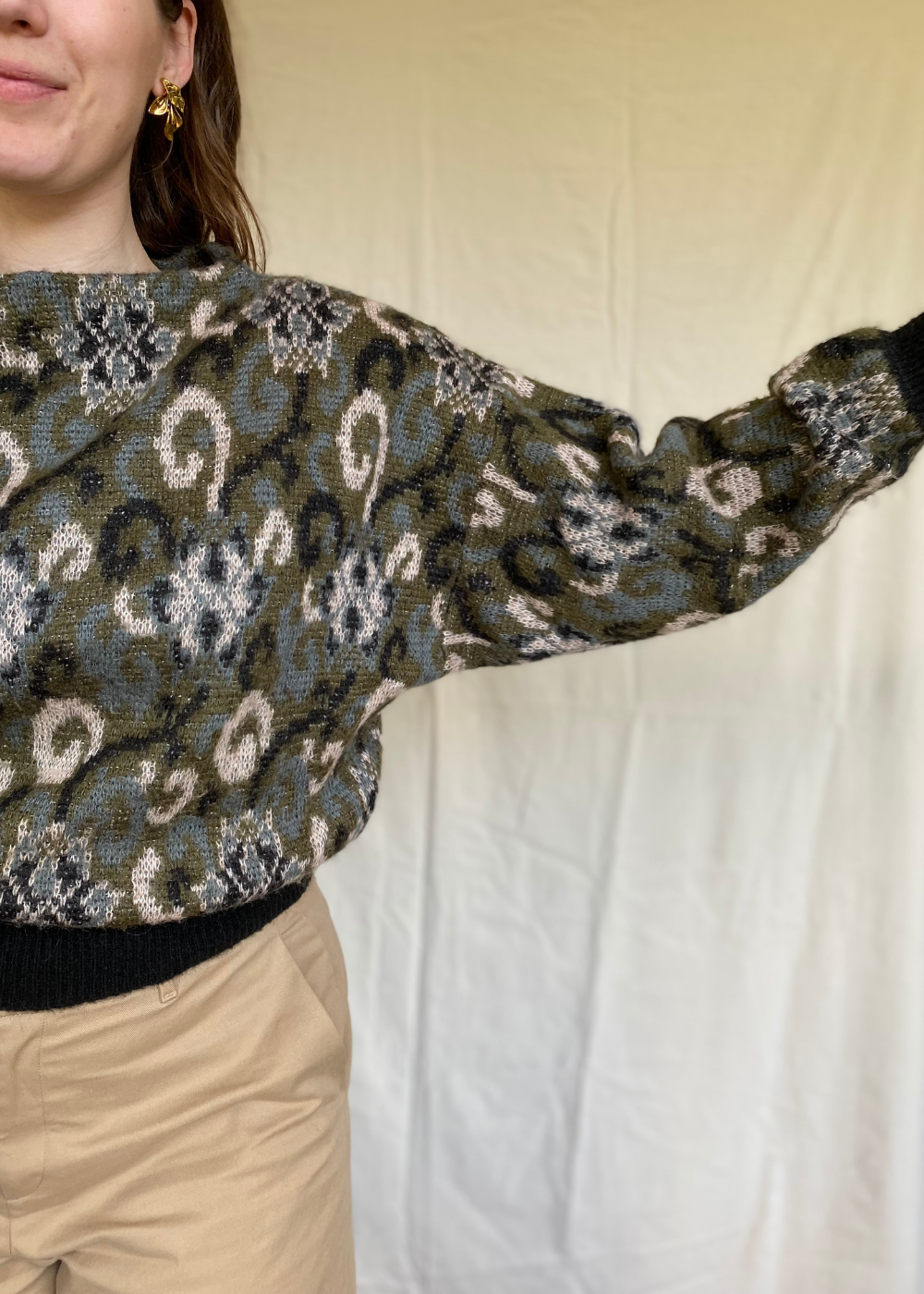 Cropped trui - maat M/L