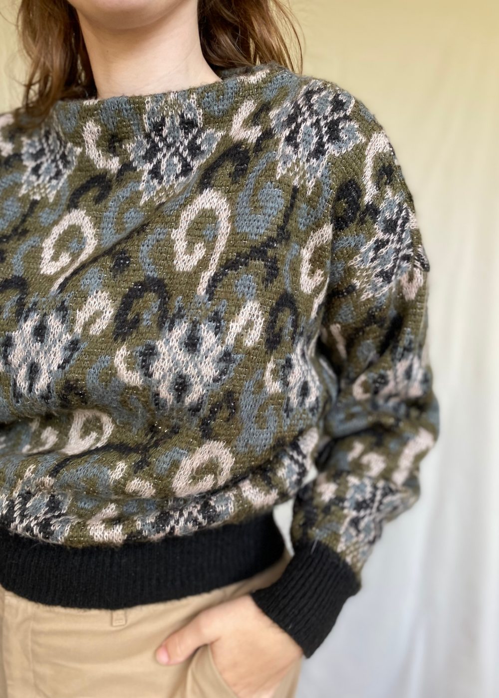 Cropped trui - maat M/L