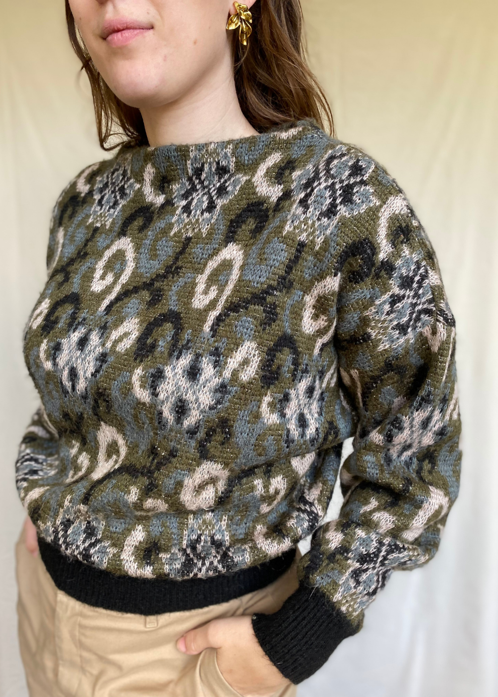 Cropped trui - maat M/L