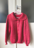 Roze vest met kraag - maat
