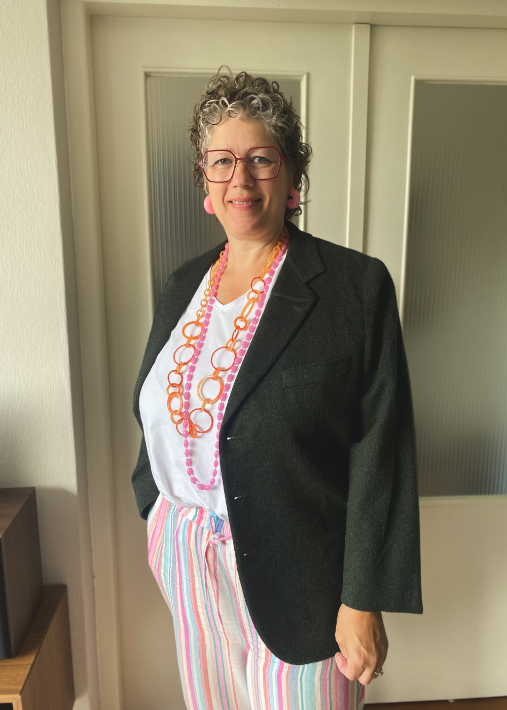 Donkergroene blazer - maat L/XL/XXL