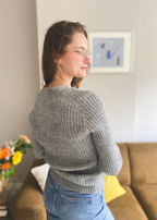 Grijs/blauw vest - maat XS/S