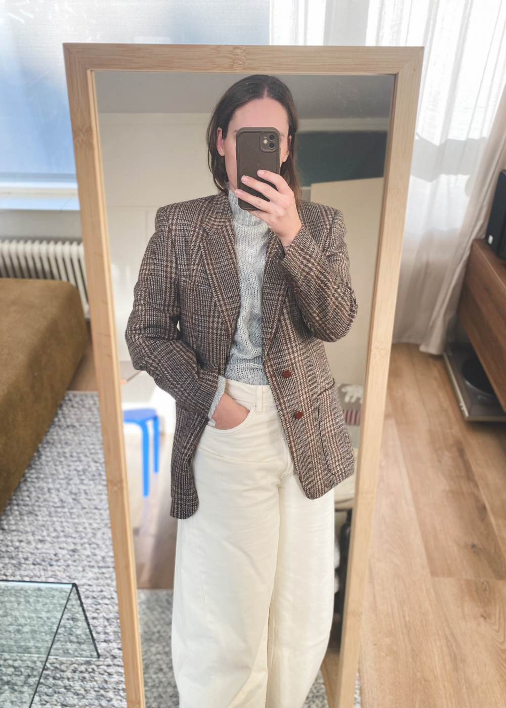 Geruiten blazer - maat M/L