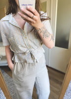 Remade blouse - maat S/M