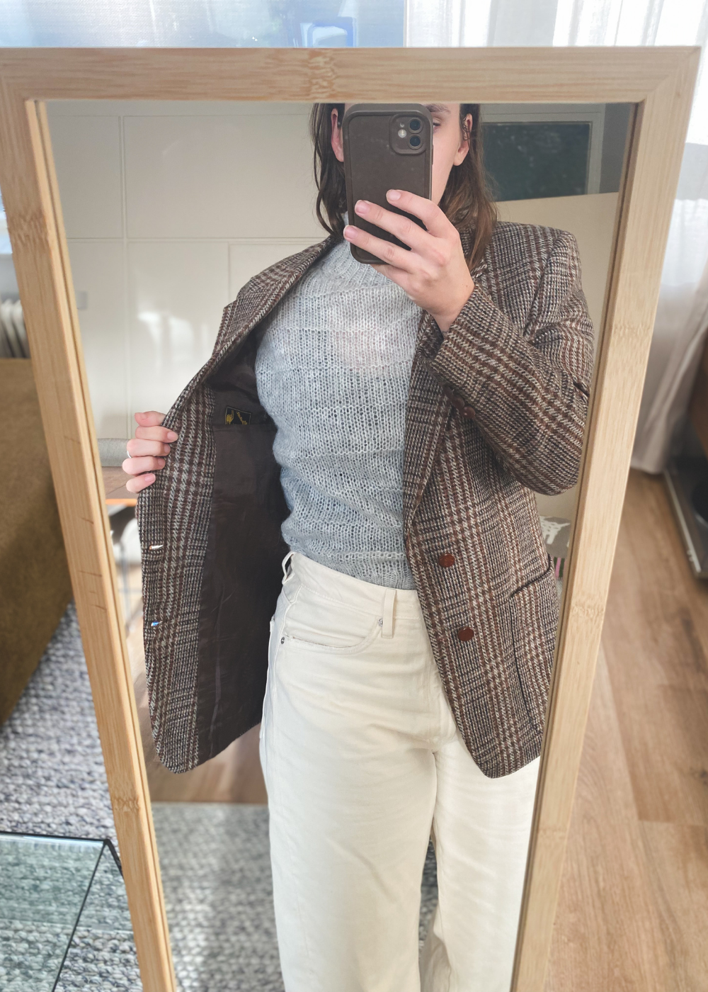 Geruiten blazer - maat M/L