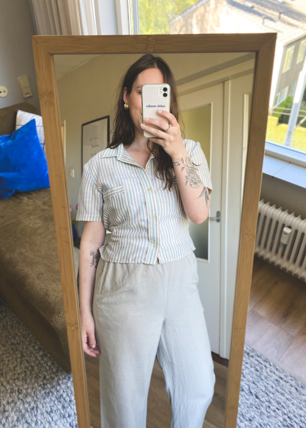 Remade blouse - maat S/M