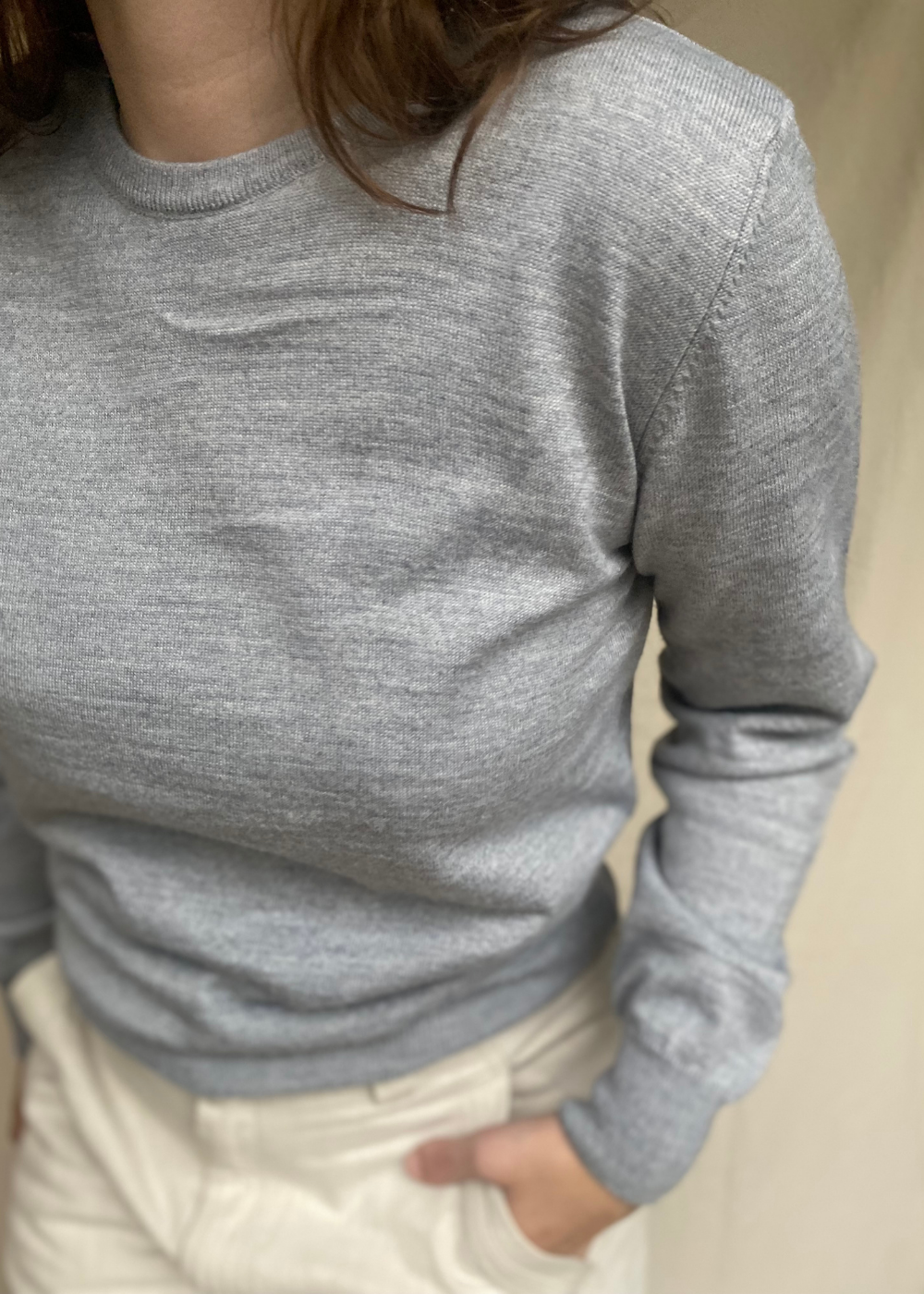 Klassieke grijze top - maat S/M