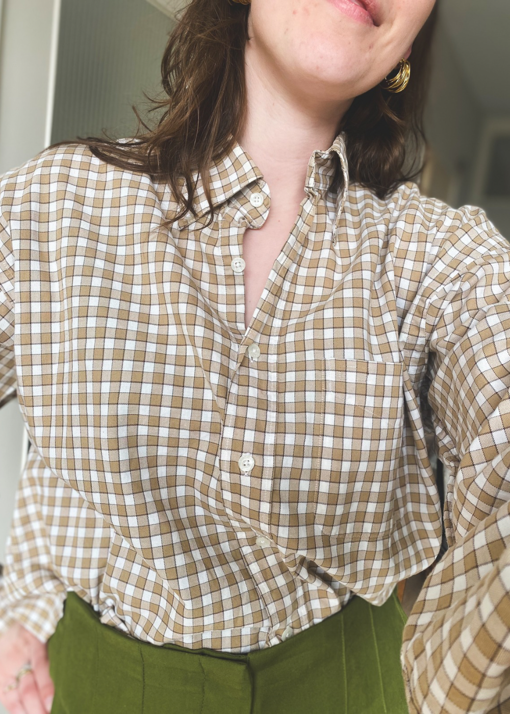 Remade - bruine blouse - l/xl