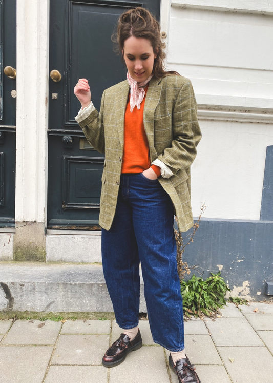 Lichtgroene blazer - maat L/XL