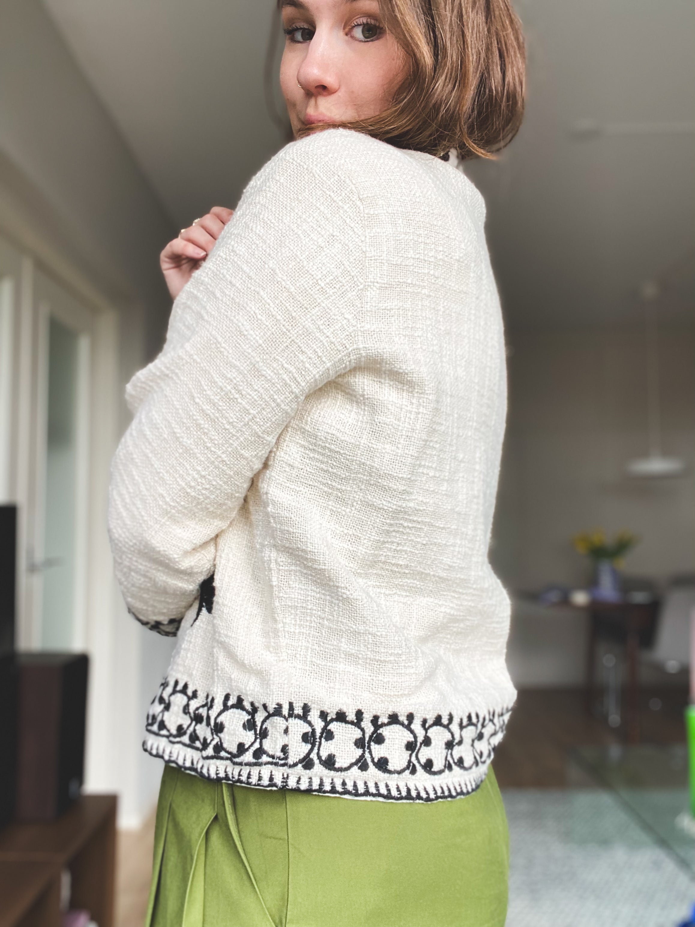 100% katoenen jasje India - maat S/M