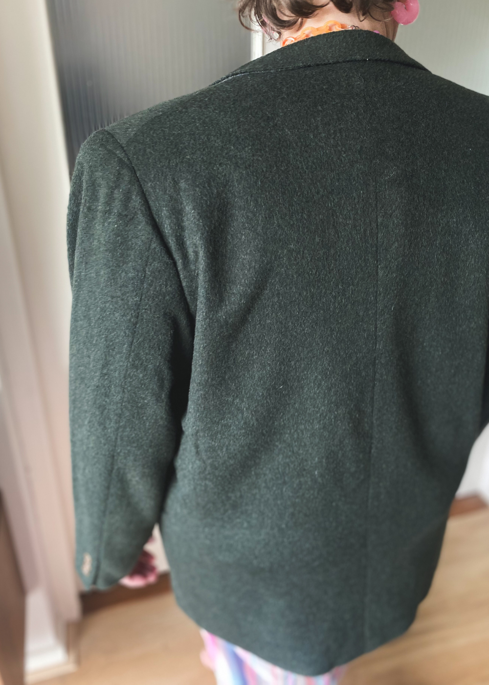 Donkergroene blazer - maat L/XL/XXL