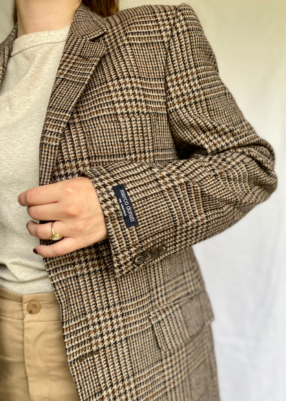 Geruiten dames blazer - maat L/XL