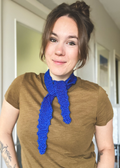Kobalt blauwe sjaal