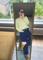 Mosgroene top - maat S/M
