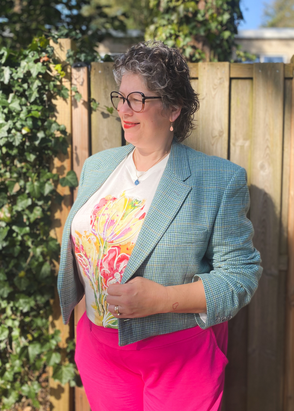 Remade blazer - maat XL/XXL