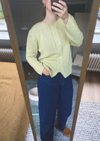 Mosgroene top - maat S/M
