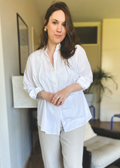 Witte blouse - maat M/L