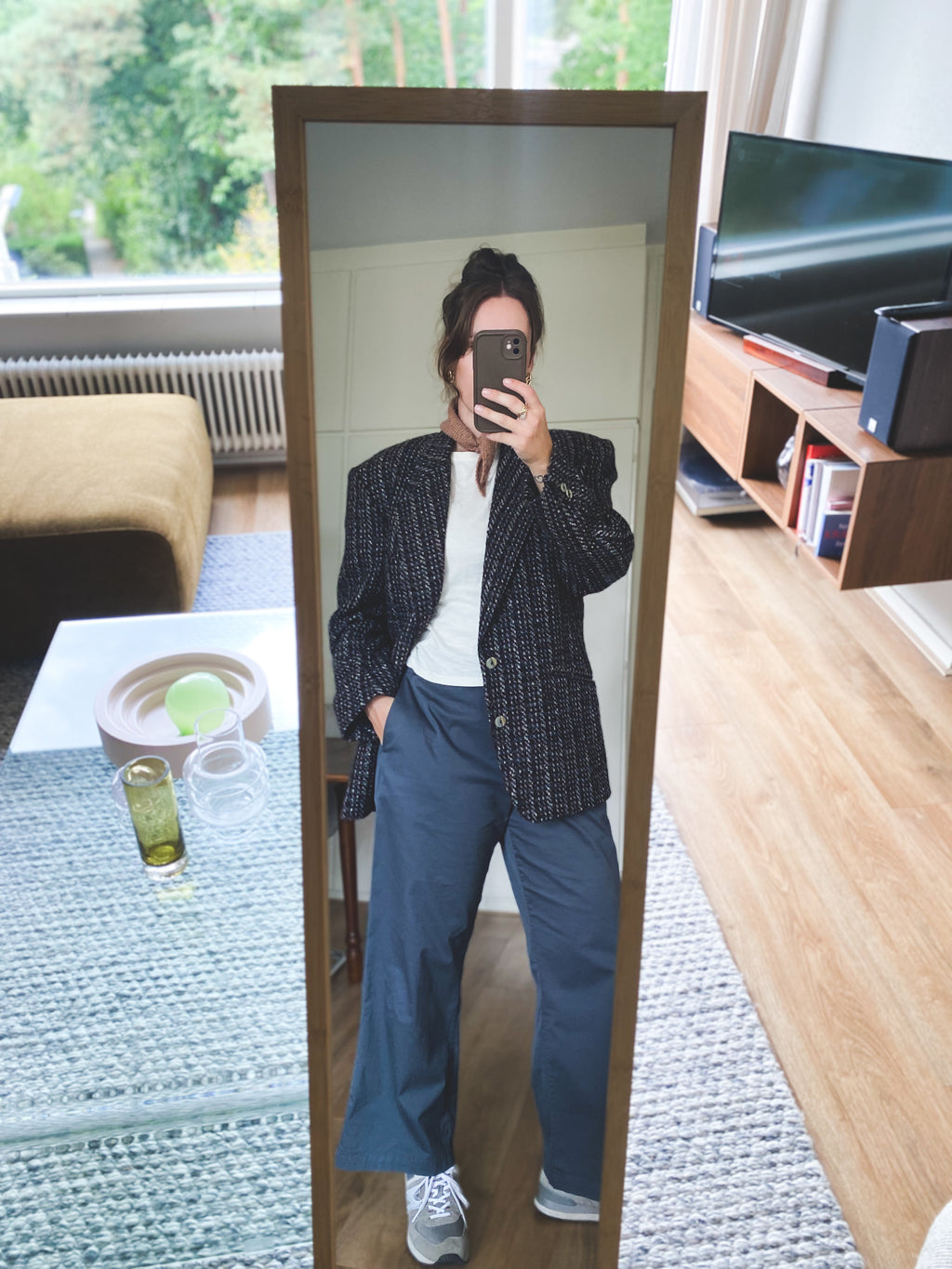 Tweed blazer - maat L/XL
