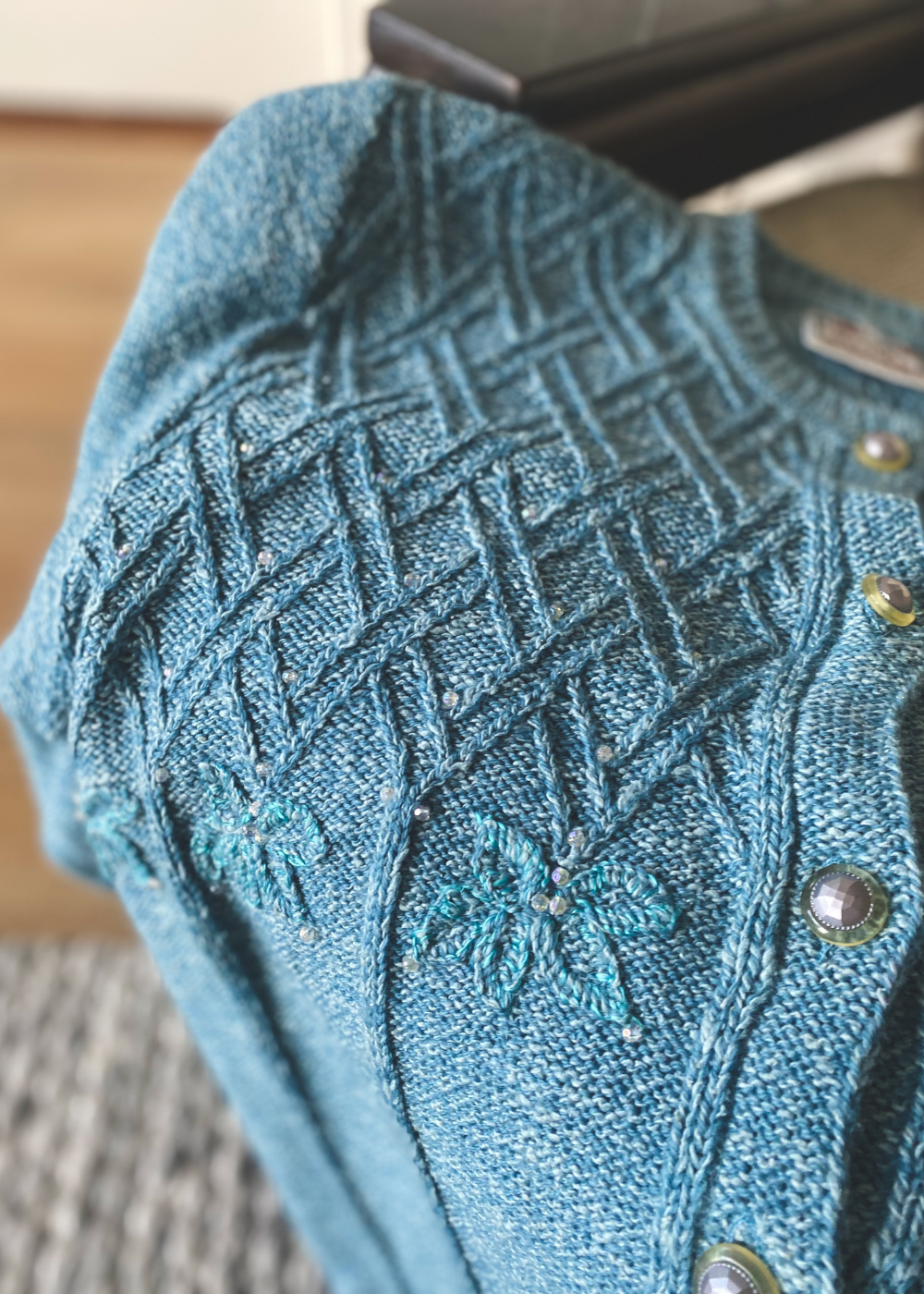 Blauw vest - maat L/XL